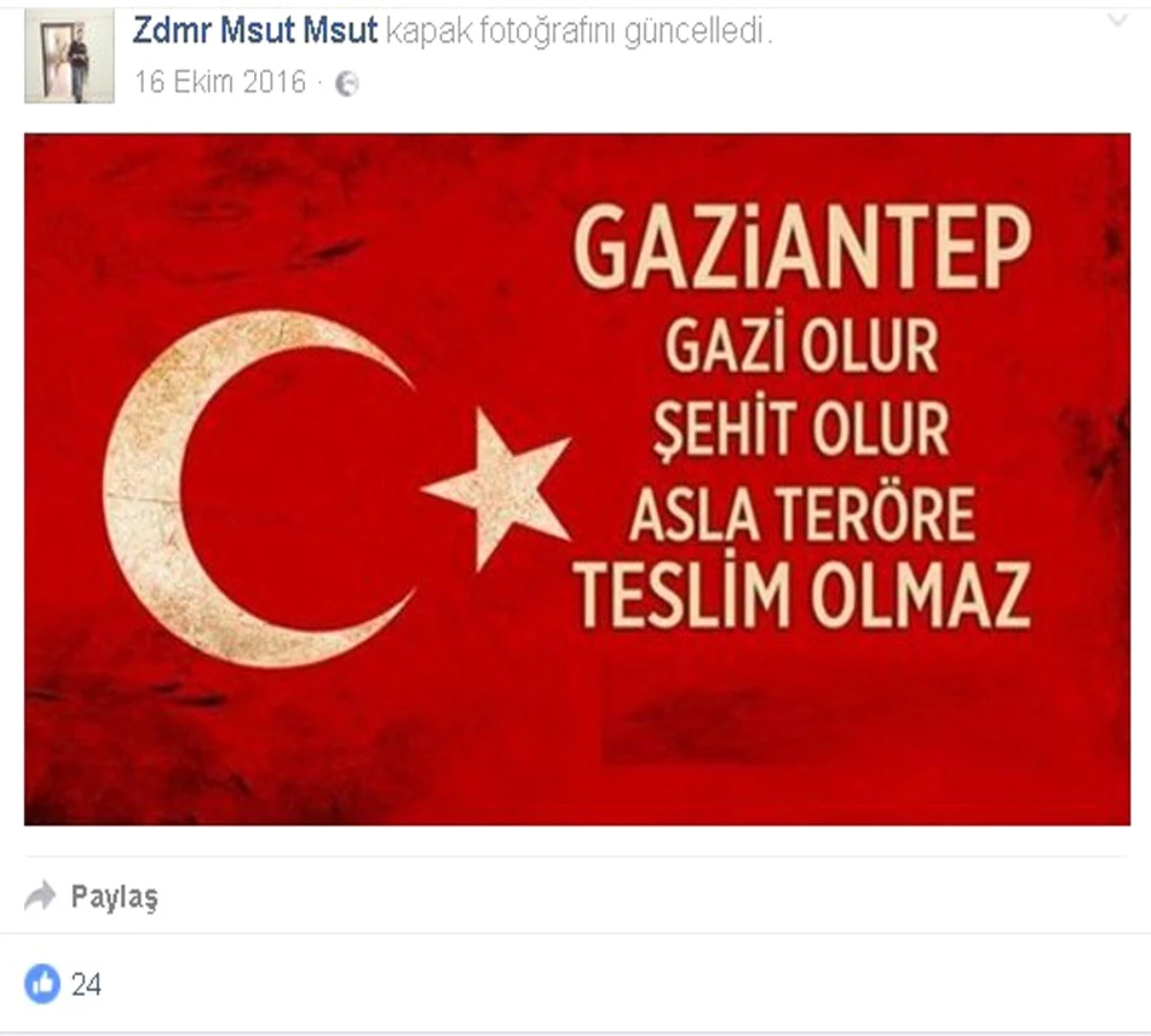 Şehit Polis Mesut Özdemir\'den Duygulandıran Paylaşımlar
