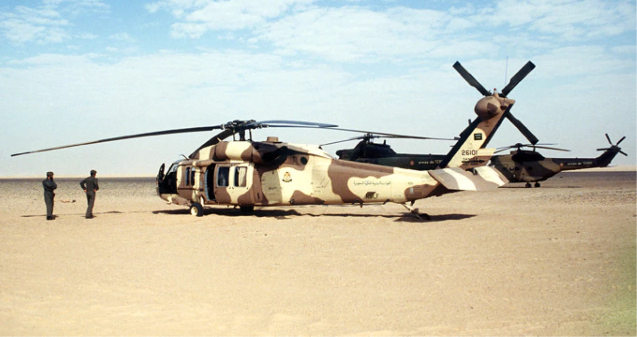 Yemen\'de Suudi Arabistan\'a Ait Skorsky Helikopter Düştü