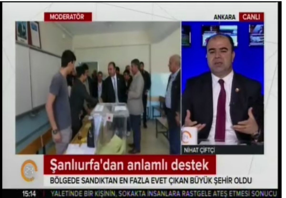 Başkan Çiftçi Canlı Yayında Şanlıurfa\'nın Başarısını Anlattı