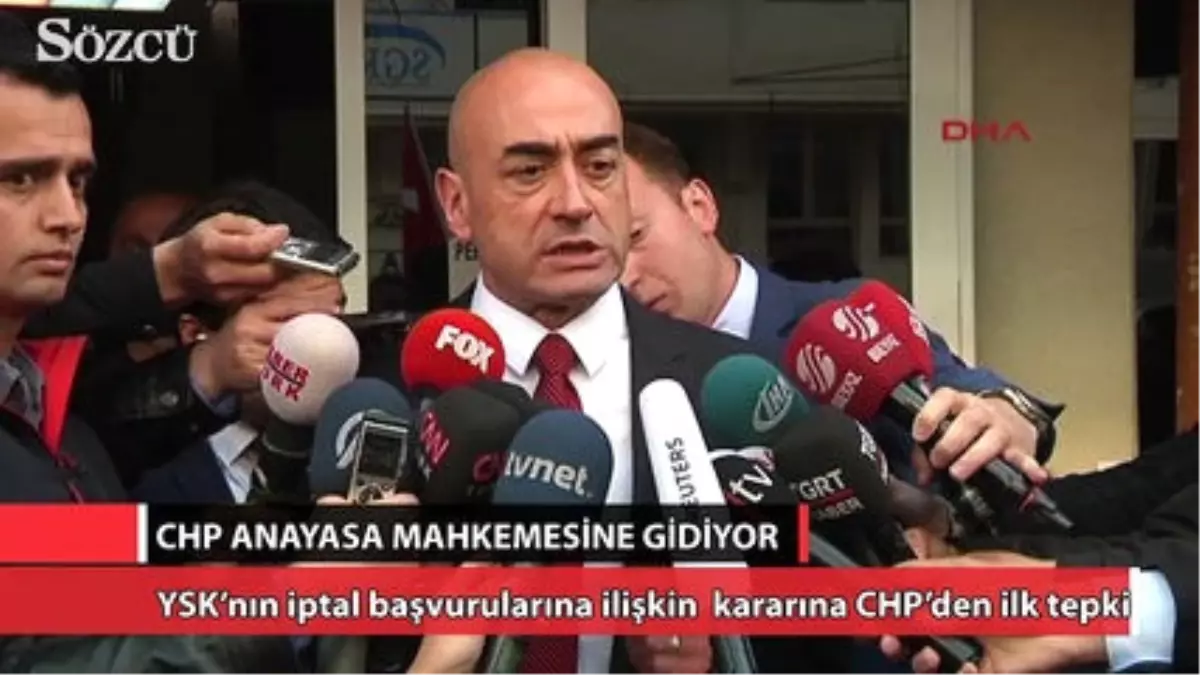 CHP Anayasa Mahkemesi\'ne Gidiyor