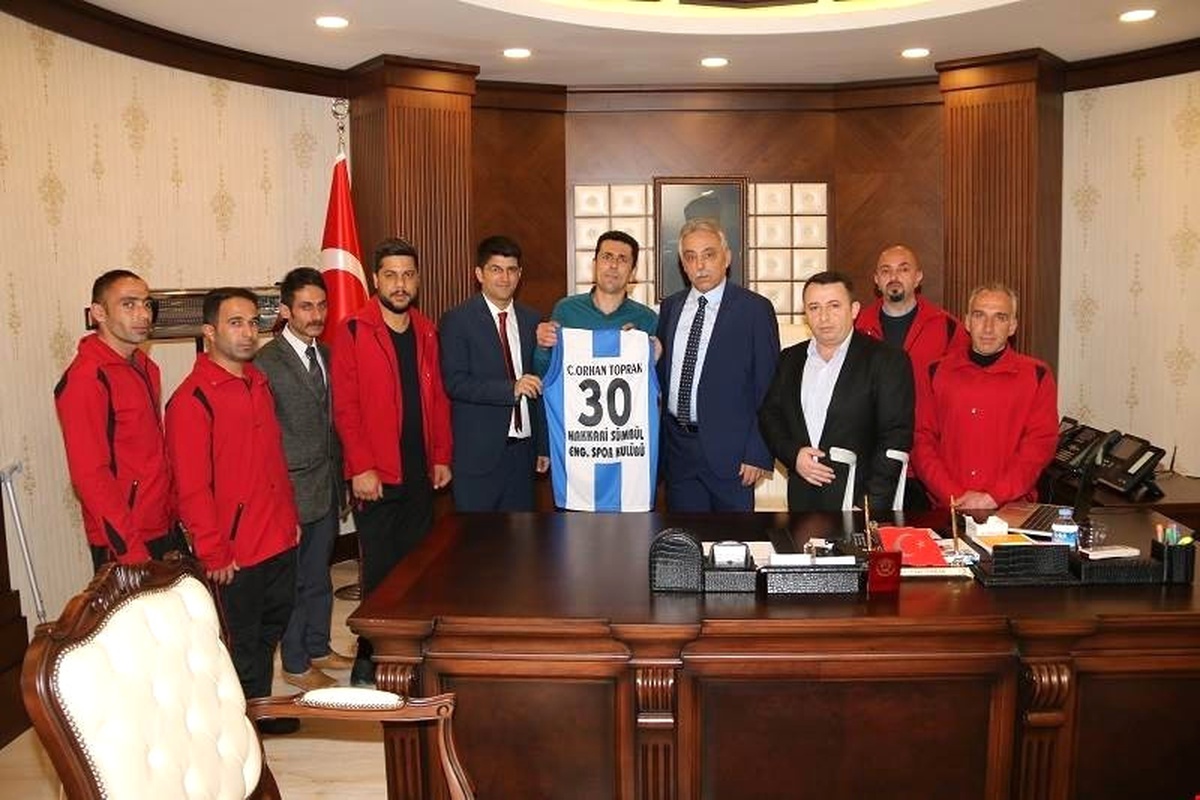 Sümbül Engeliler Spor Kulübünden Vali Toprak\'a Ziyaret