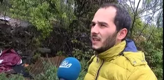 Yol Kenarına Dökülen Kaçak Hafriyat Havadan Görüntülendi