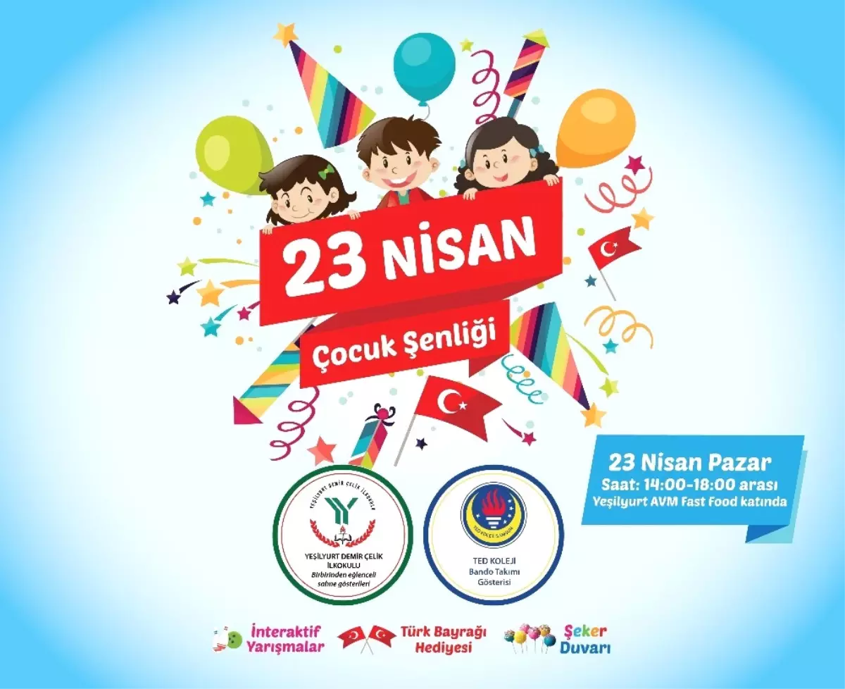 Atakum\'da 23 Nisan Coşkusu Avm\'de