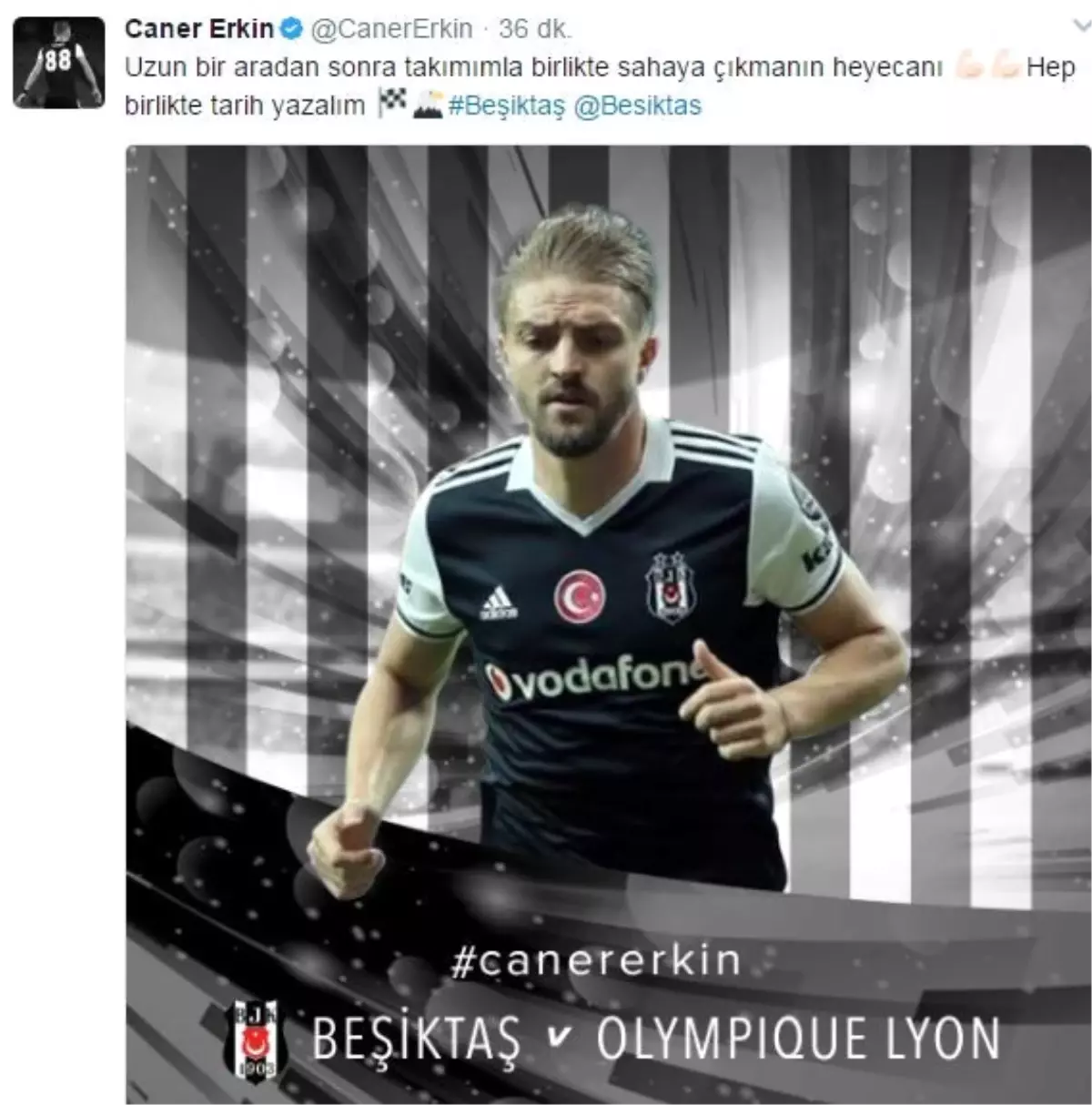 Caner Erkin\'in Forma Heyecanı