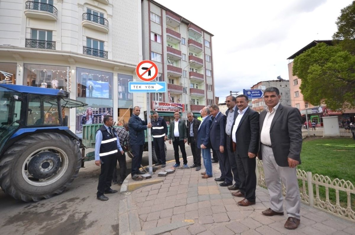Iğdır\'da Tek Yön Uygulaması Kısmen Başladı