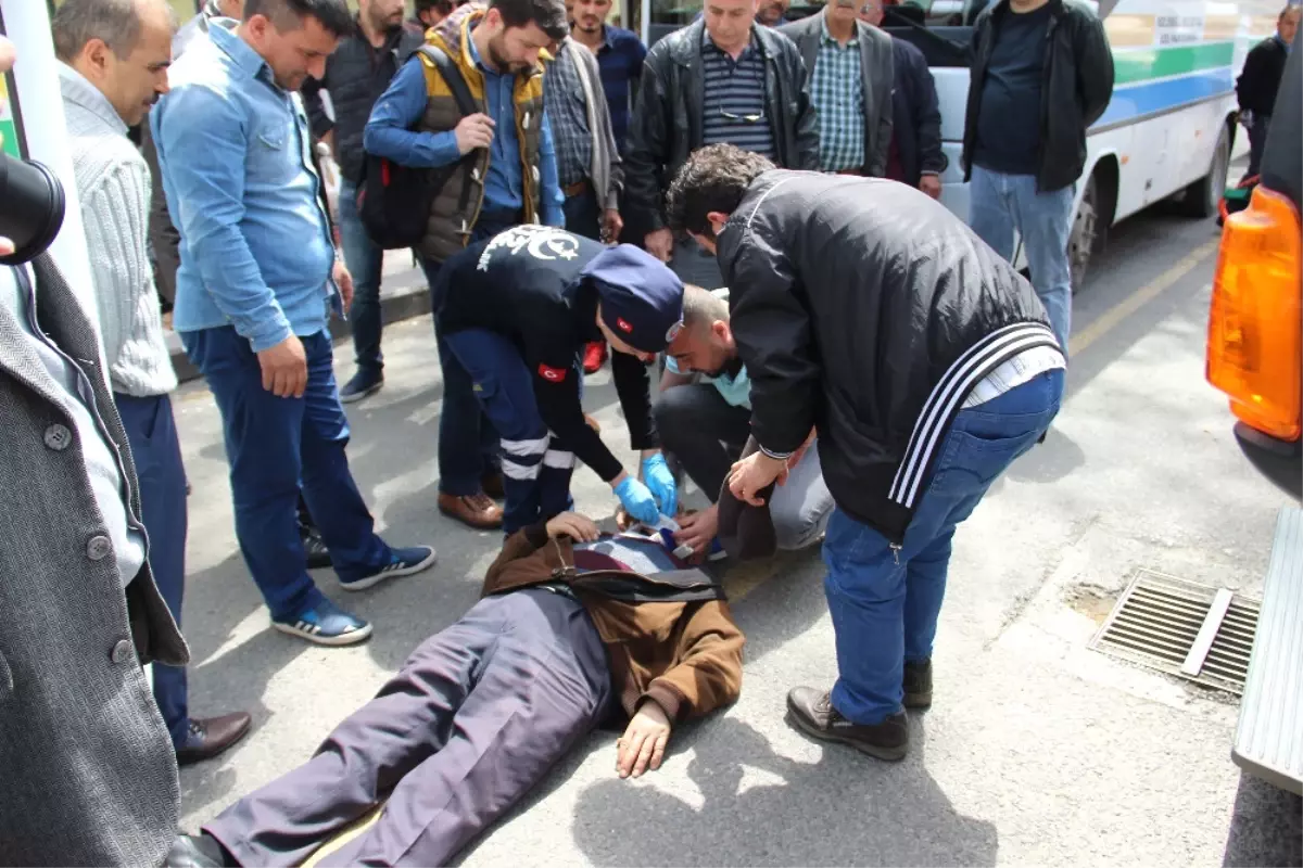 Otobüsün Çarptığı Yaşlı Adama Eşinden Şok Tepki