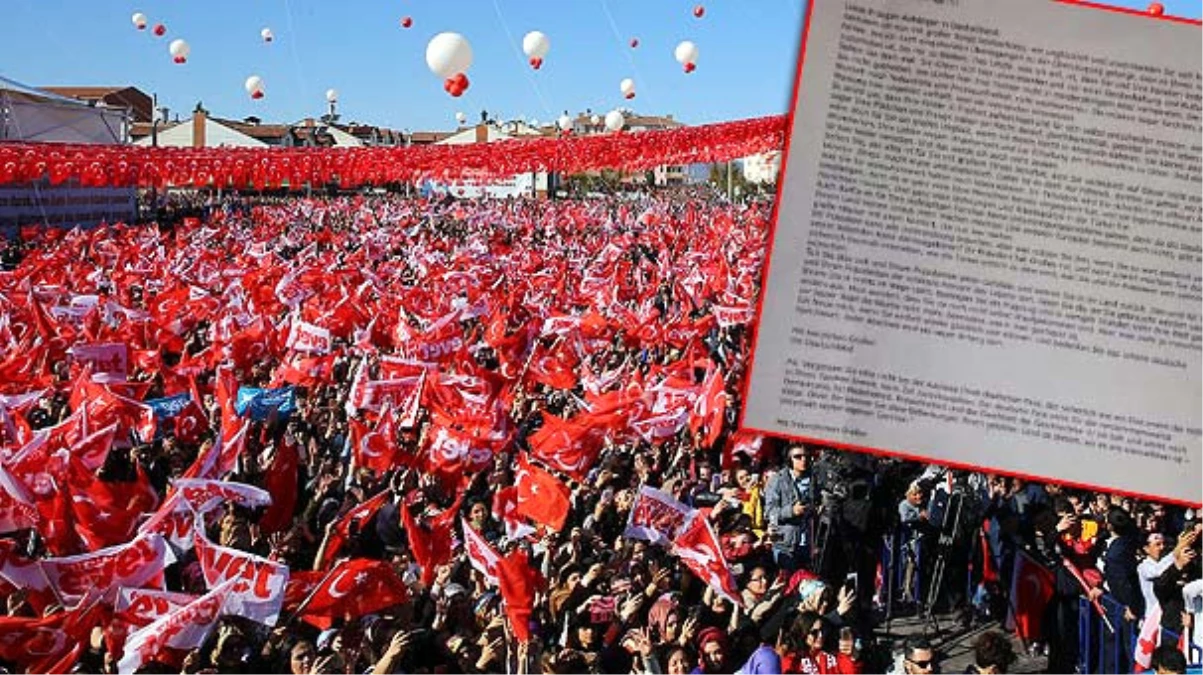 Almanya\'da Yaşayan Türklere Skandal Mektup: Erdoğan\'ı Destekleyenler Ülkeyi Terk Etsin