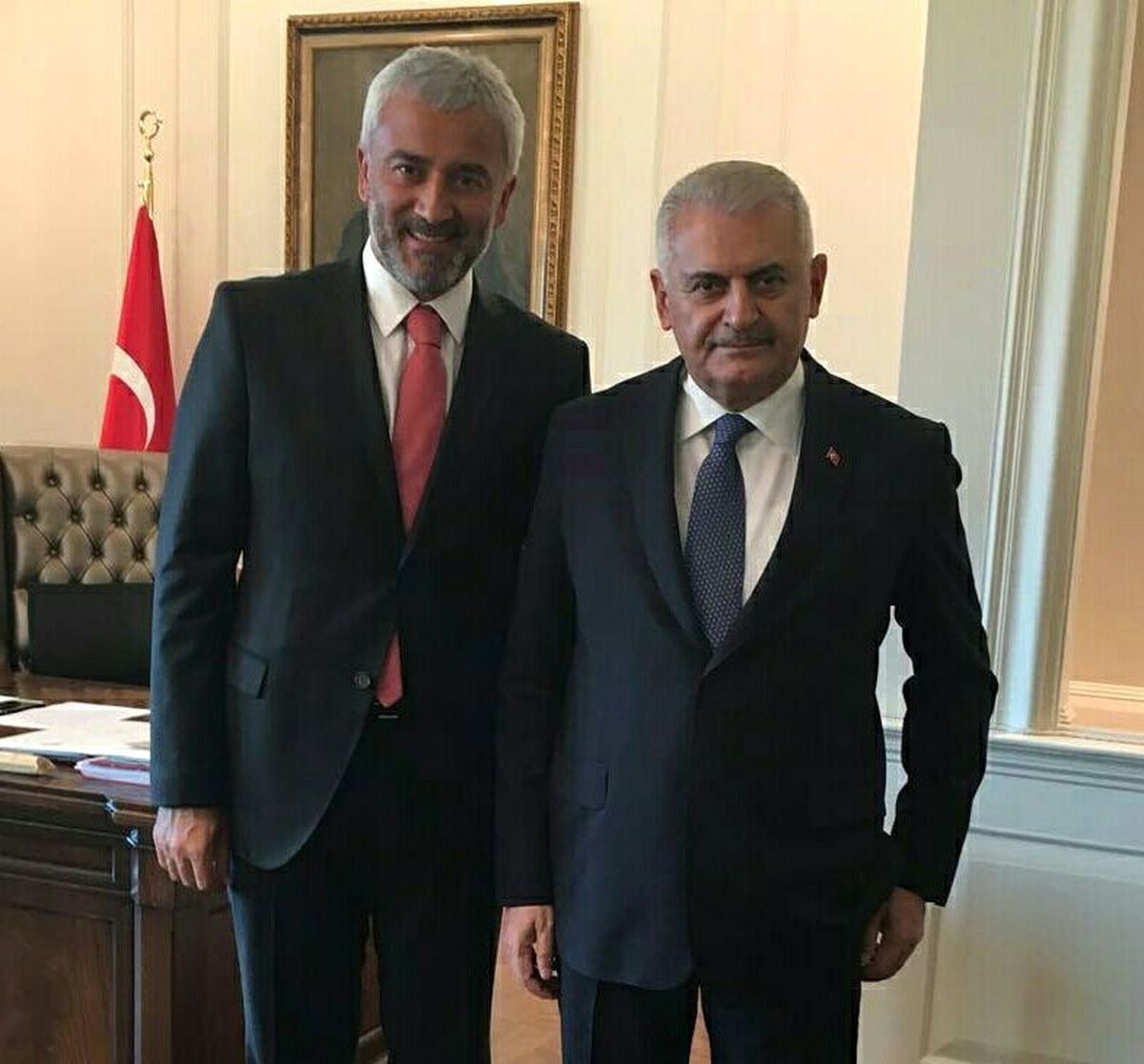 Başkan Yılmaz, Başbakan Yıldırım ile Görüştü