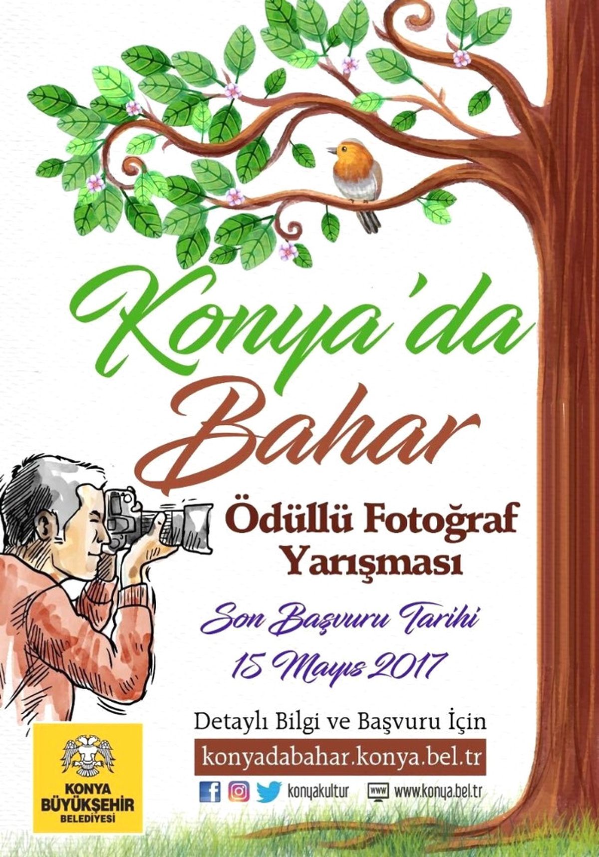Büyükşehir\'den "Konya\'da Bahar" İsimli Ödüllü Fotoğraf Yarışması