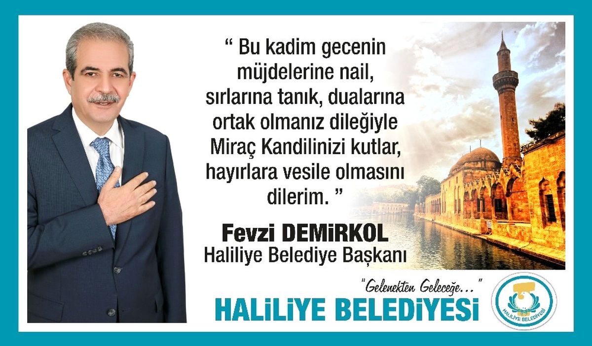 Demirkol\'un Miraç Kandili Mesajı