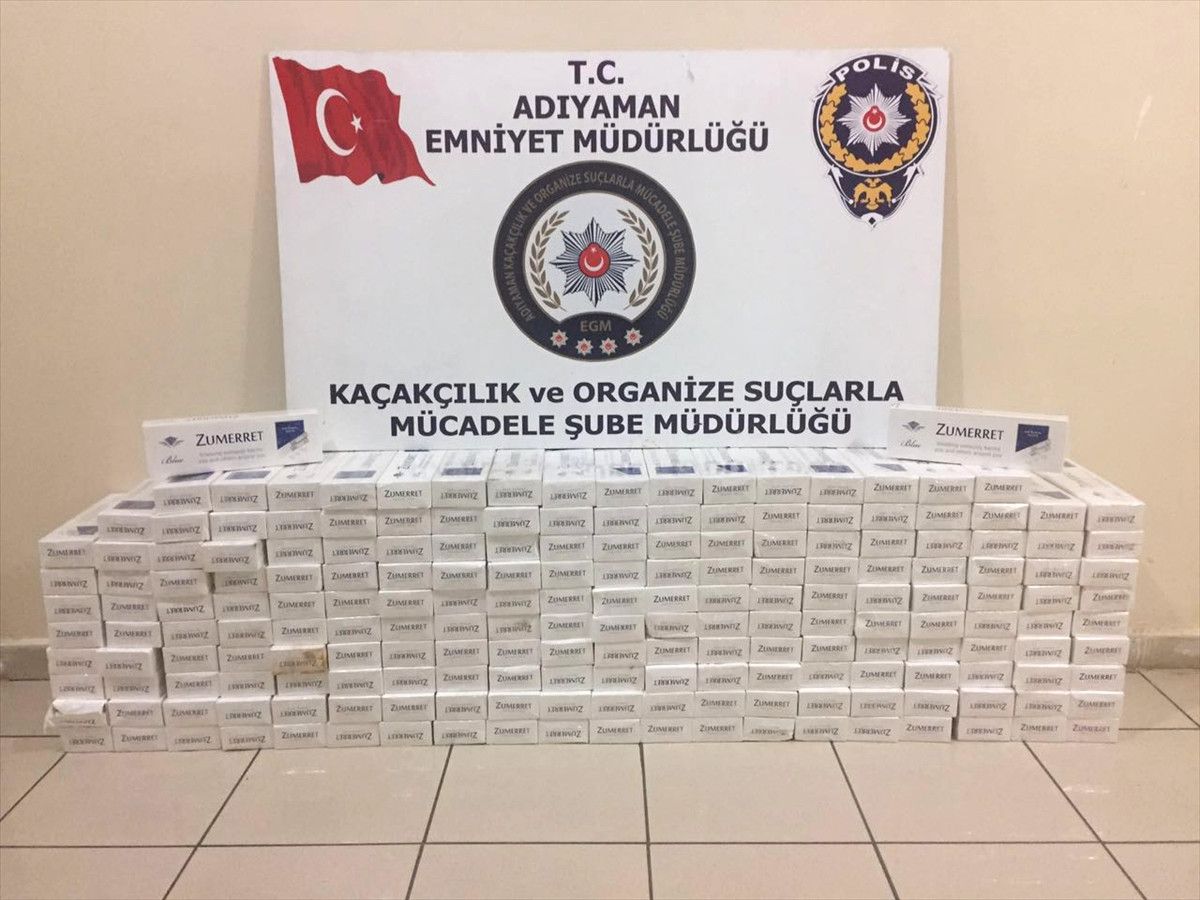 Adıyaman\'da Kaçak Sigara Operasyonu