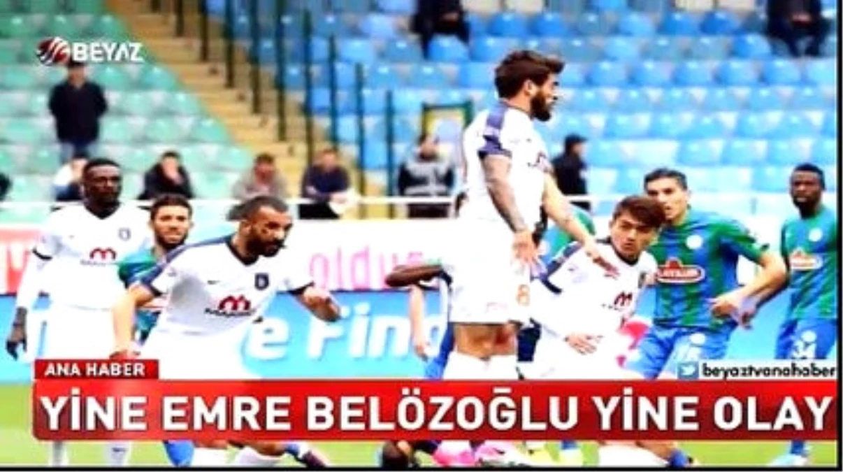 Başakşehir Futbolcusu Emre Belözoğlu\'nun Maç Çıkışı Gazetecilere Saldırdı!