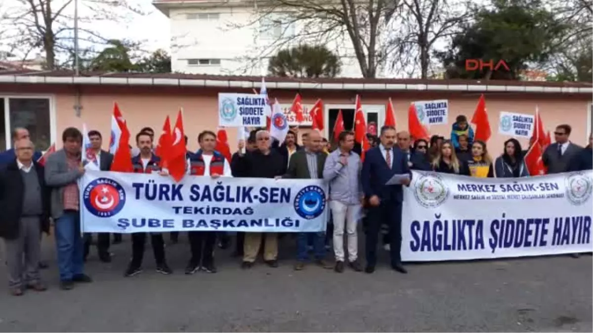 Çorlu Sağlık Çalışanı Işçan\'ın Darp Edilmesine Tepki