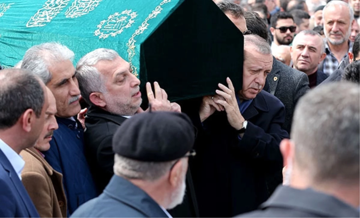 AK Partili Külünk\'ün Acı Günü! Cenazeye Katılan Erdoğan, Tabuta Omuz Verdi
