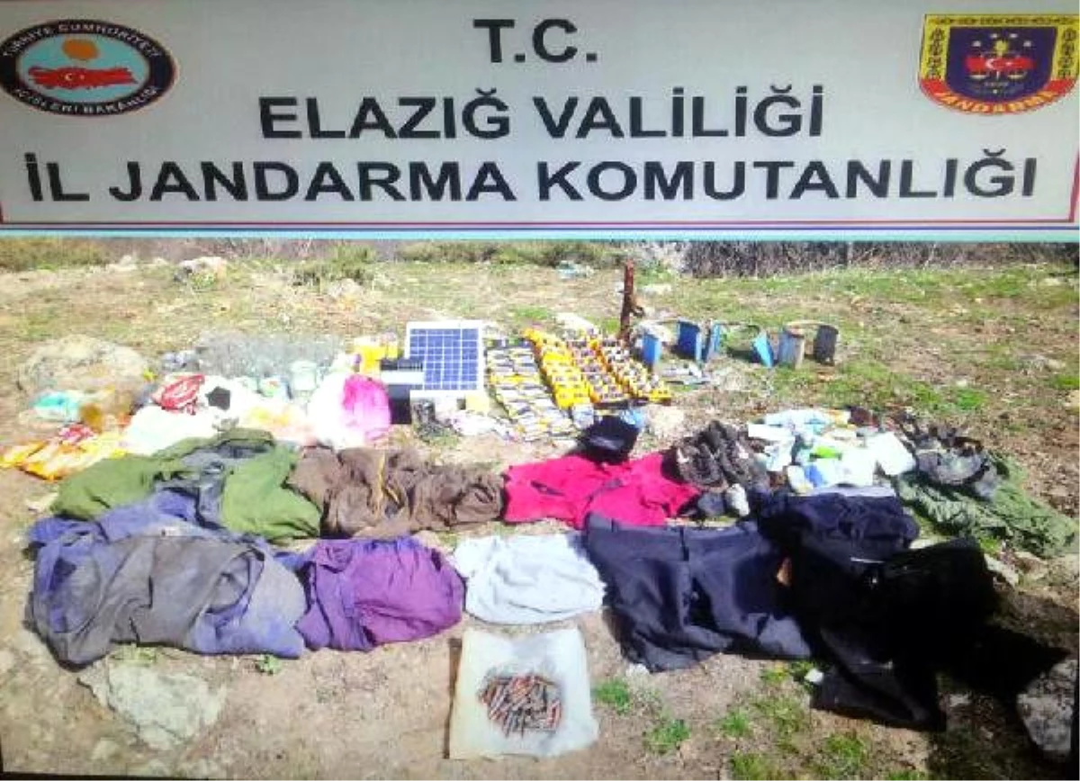 Elazığ\'ın Karakoçan İlçesi\'nde PKK\'ya Ait Depo Bulundu