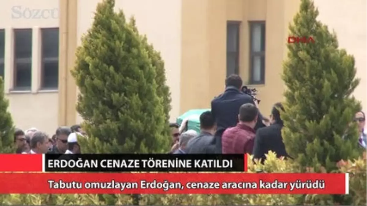 Erdoğan, Cenaze Törenine Katıldı