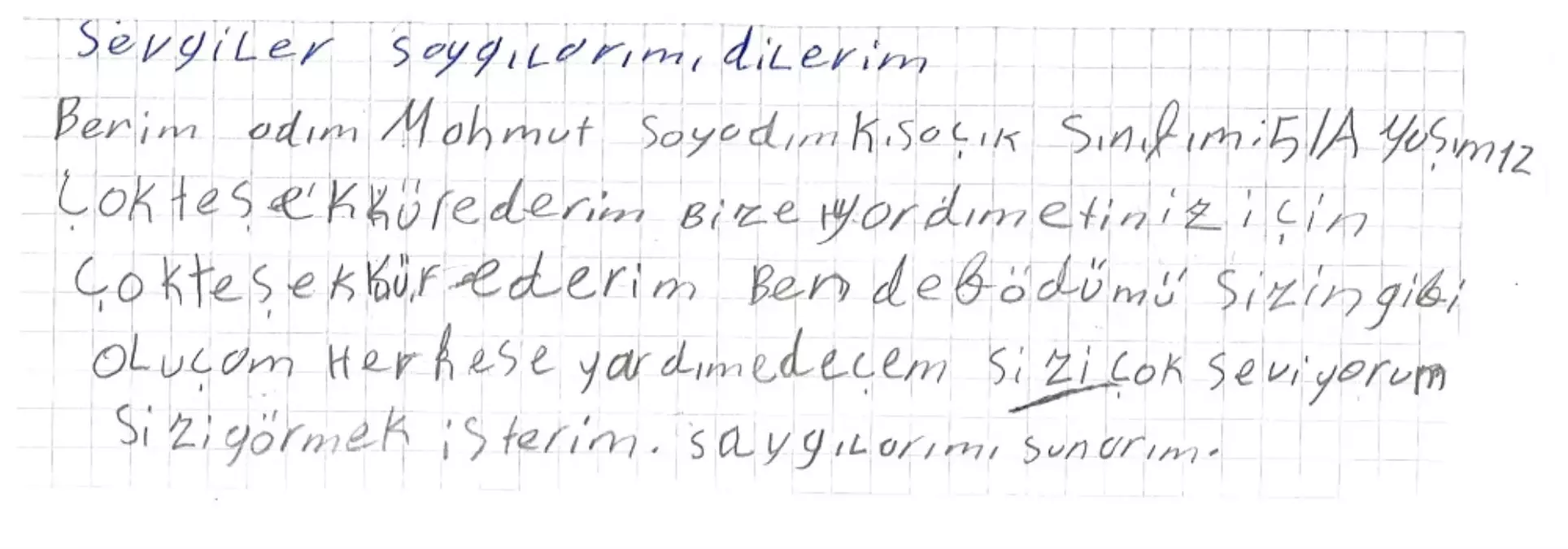 Kitaplarını Almışlardı, Resim ve Mektuplarla Teşekkür Ettiler