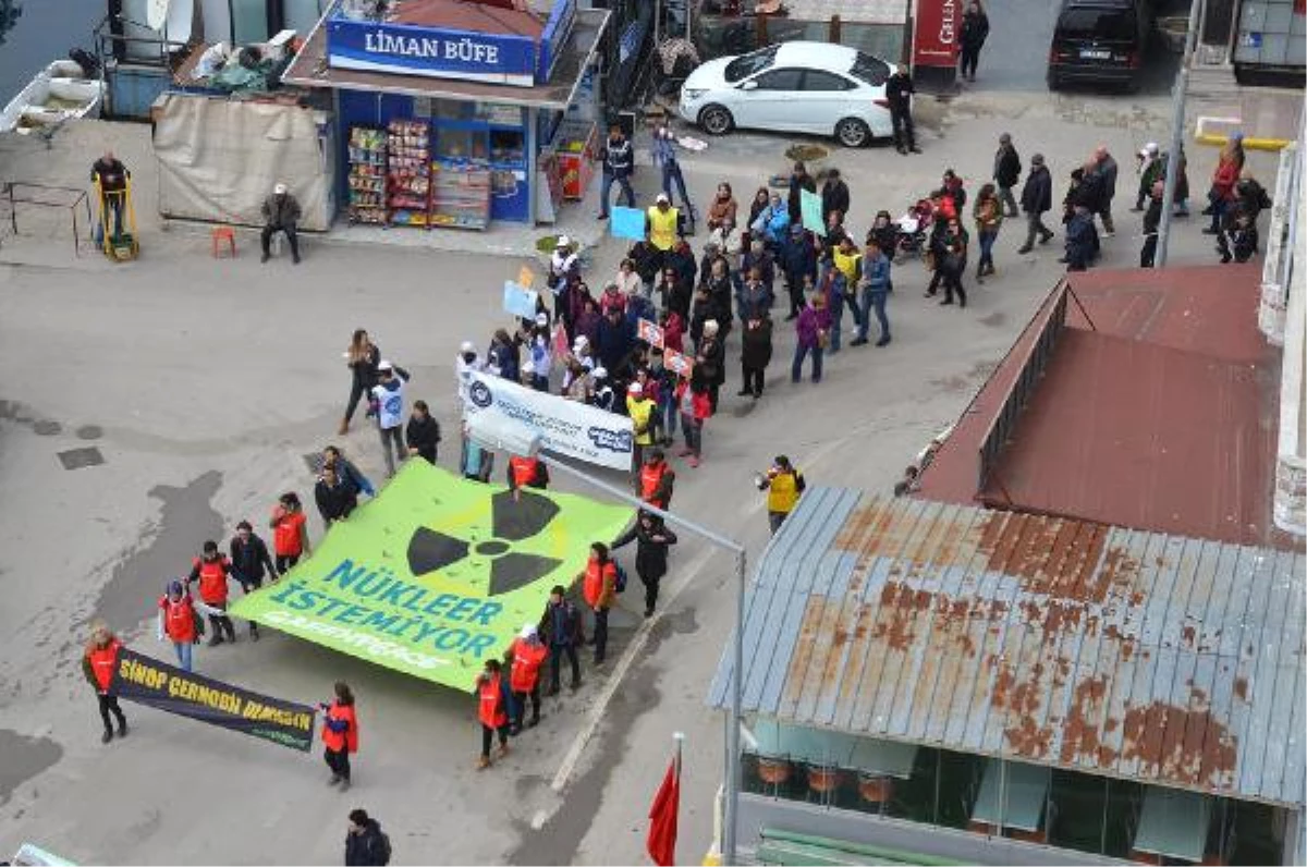 Sinop\'ta Nükleer Santral Protestosu
