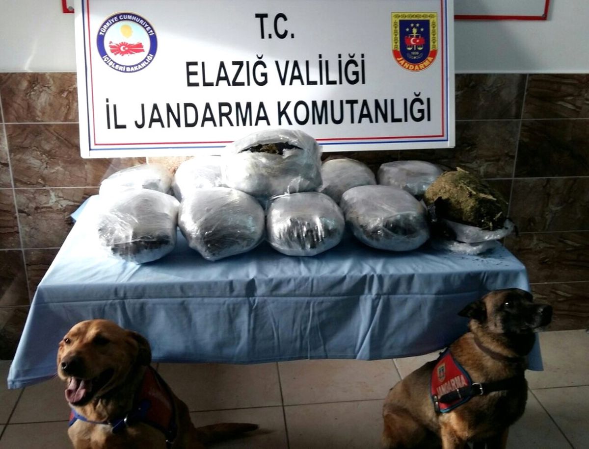 Trende 28 Kilogram Esrar Ele Geçirildi