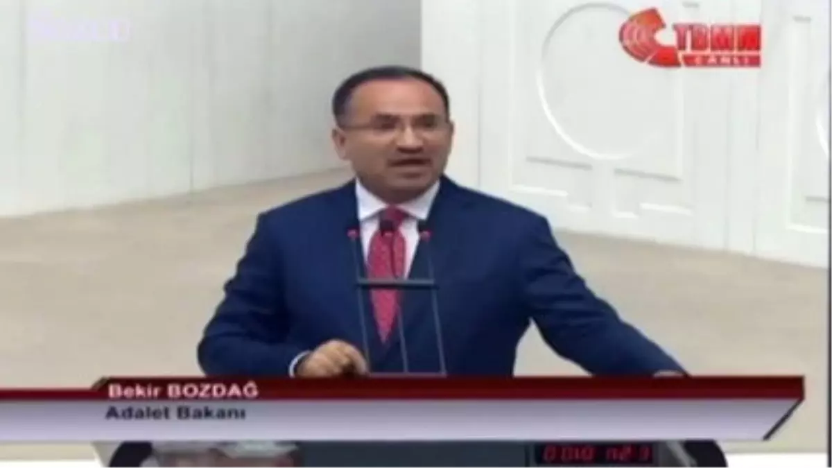 Adalet Bakanı Bekir Bozdağ\'ın Konuşması