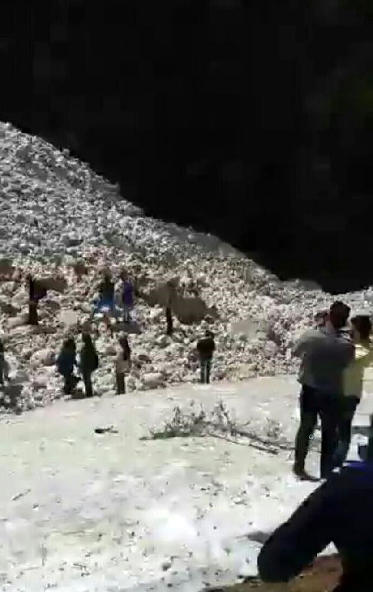Ayder Yaylası\'nda Çığ Düştü