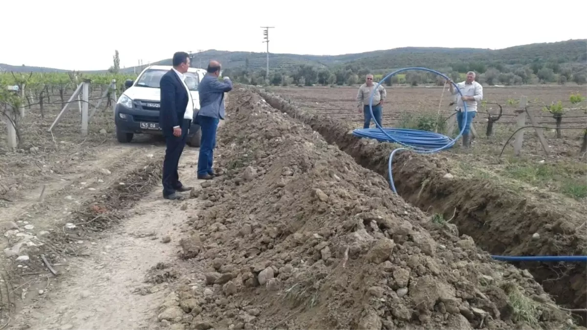 Hacıbaştanlar Mezarlığına Yeni Su Hattı