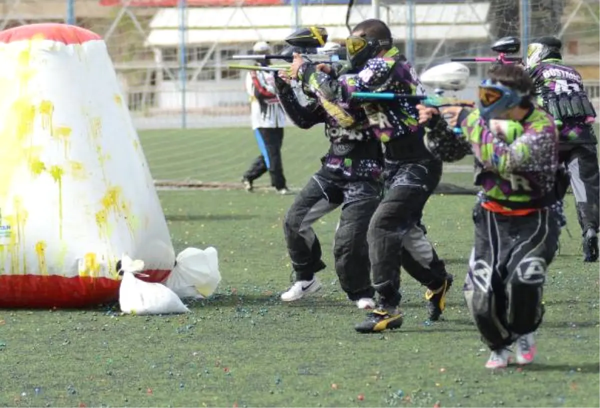 Kayseri\'de Paintball Heyecanı