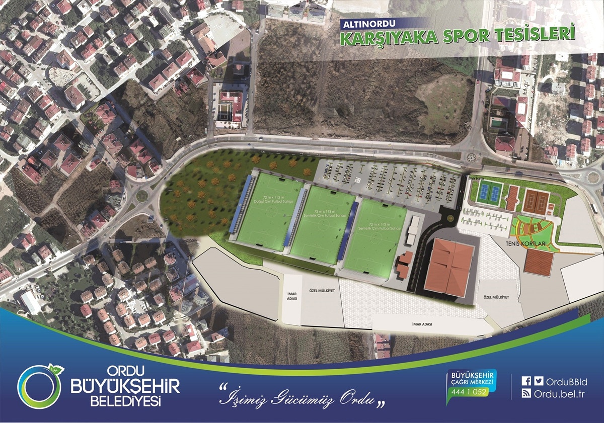 Ordu\'da 3 Yeni Futbol Sahası Yapılacak
