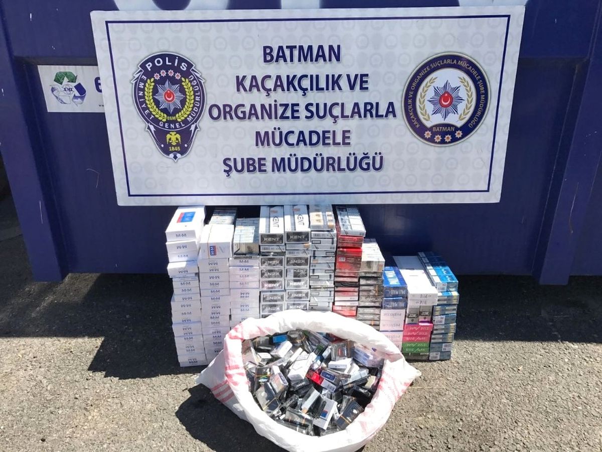 Batman\'da 3 Bin 880 Paket Kaçak Sigara Ele Geçirildi