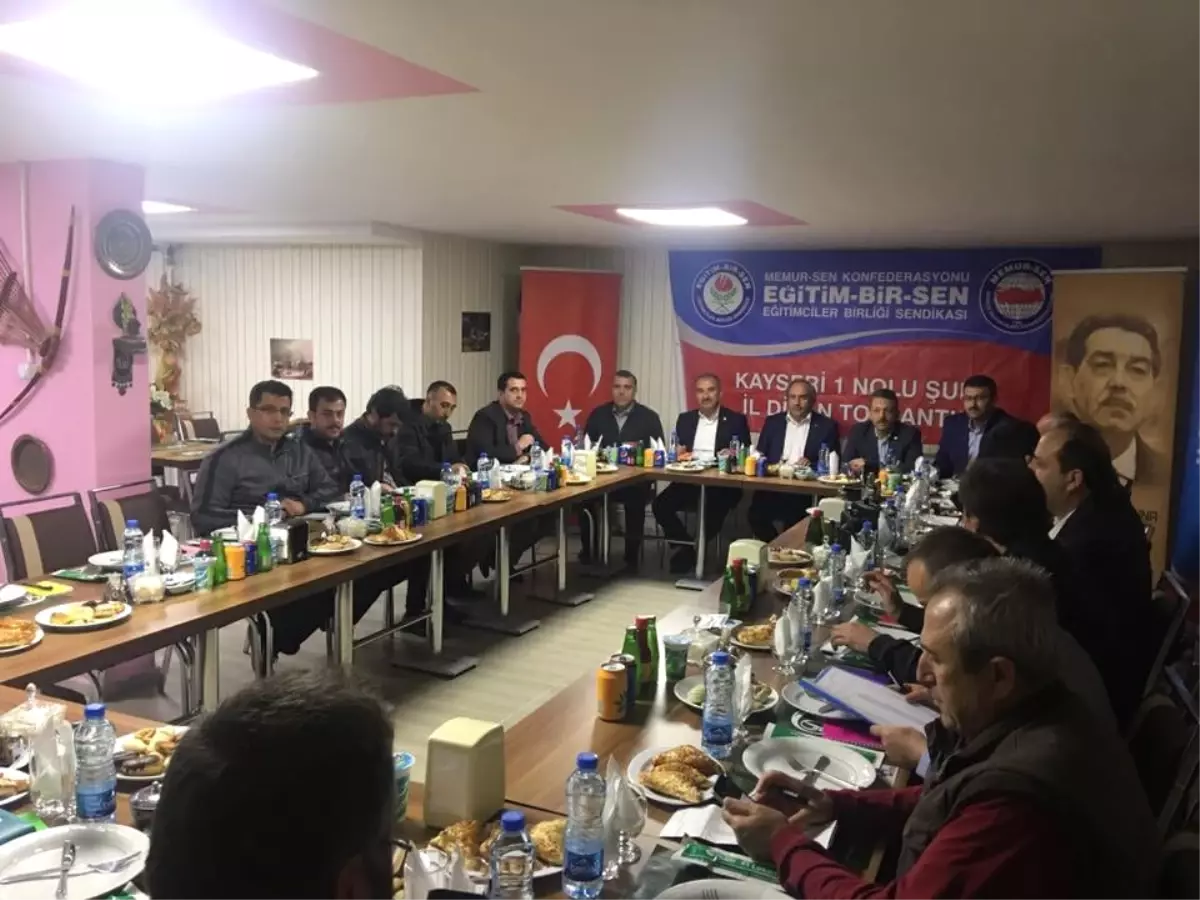 Eğitim Bir-Sen 1 No\'lu Şube Başkanı Aydın Kalkan Açıklaması