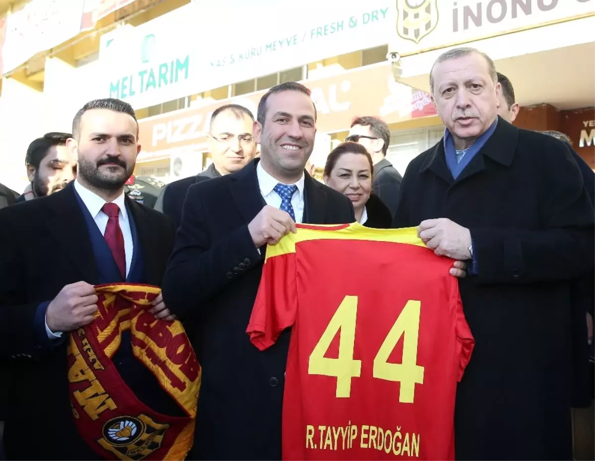 Evkur Yeni Malatyaspor\'a, Cumhurbaşkanı Erdoğan Morali
