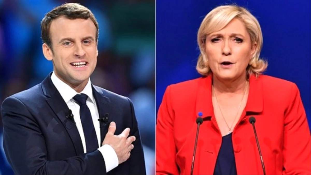 Fransa\'da Macron ve Le Pen İpi Göğüsledi