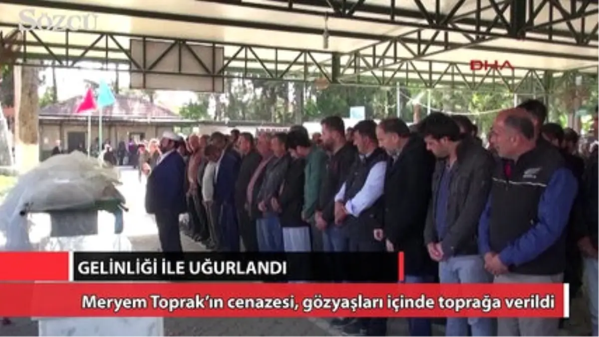 Gelinliği ile Uğurlandı