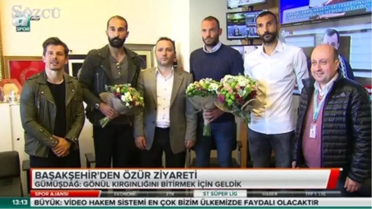 Başakşehirli Futbolculardan Özür Ziyareti