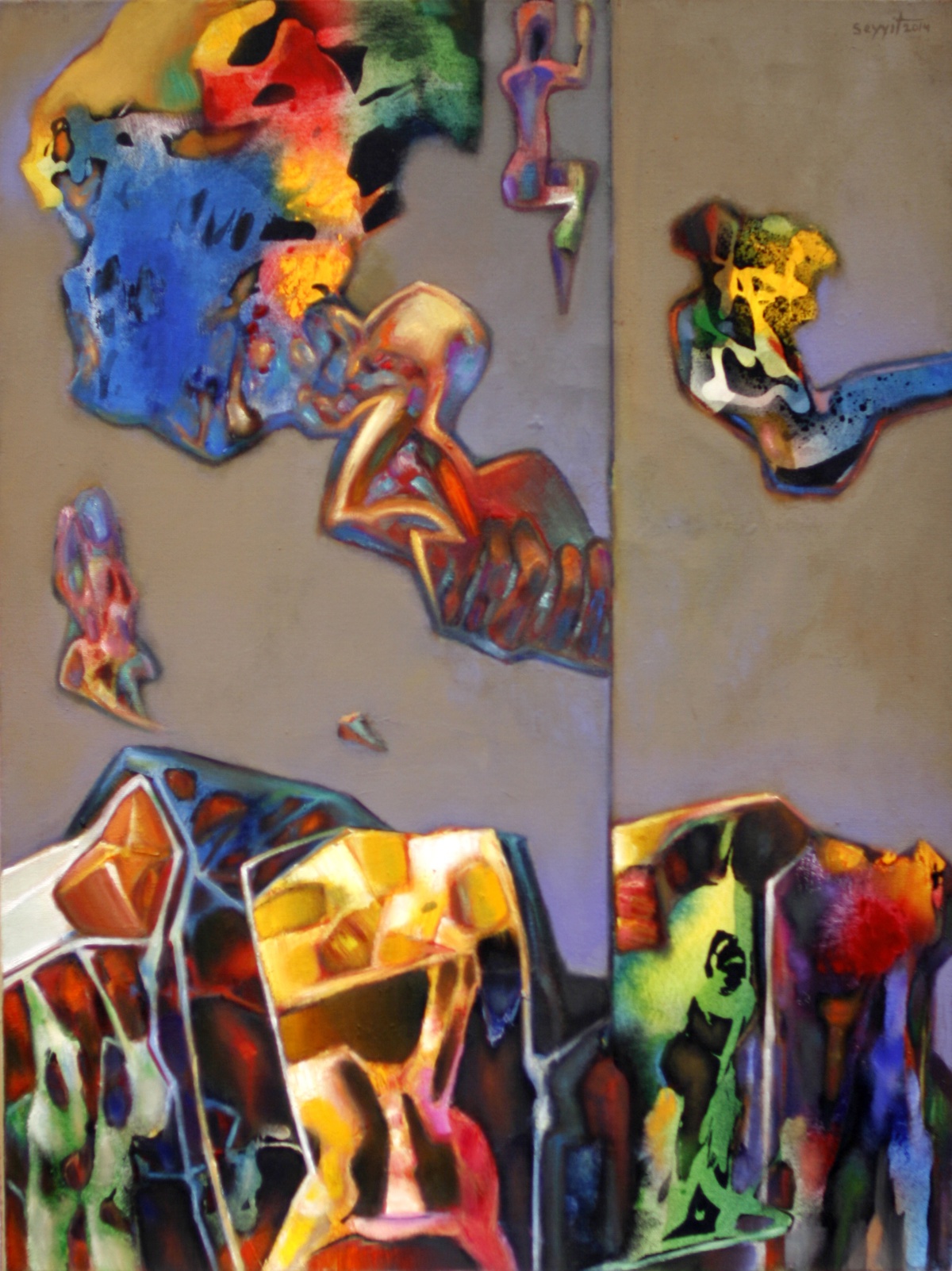 İş Sanat Kibele Galerisi ressam Seyyit Bozdoğan\'ı ağırlıyor