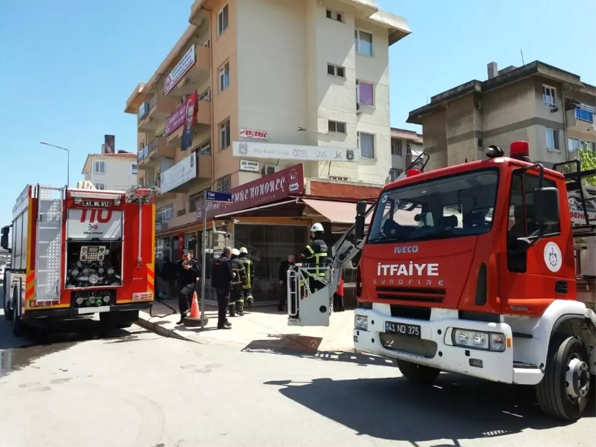 Lokantada Çıkan Yangın İtfaiyeyi Alarma Geçirdi