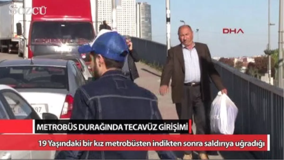 Metrobüs Durağında Skandal!..