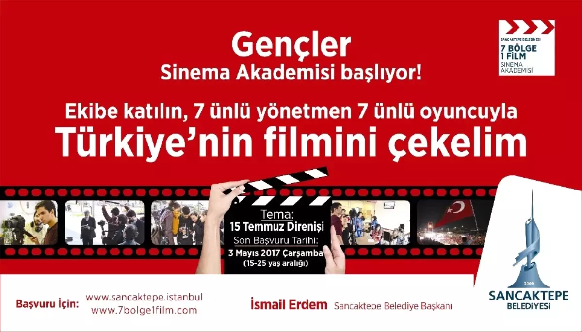 Sancaktepe Sinema Akademisi Başlıyor