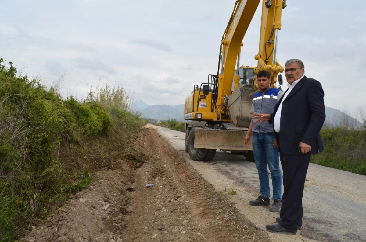 Serik Pınarcık Yolu Yenileniyor