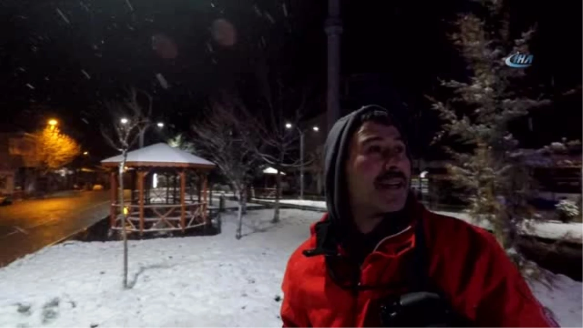 Tokat\'ta Kar Yağışı Kartpostallık Manzaralar Oluşturdu