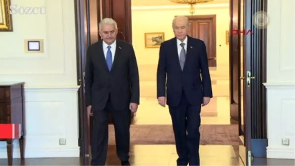 Başbakan Yıldırım, MHP Lideri Bahçeli\'yi Kabul Etti