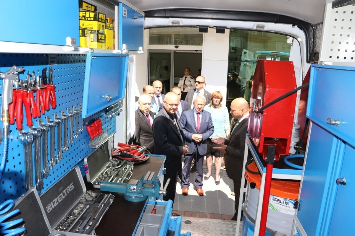Başkan Ergün\'den Yol Yardım Aracına İnceleme