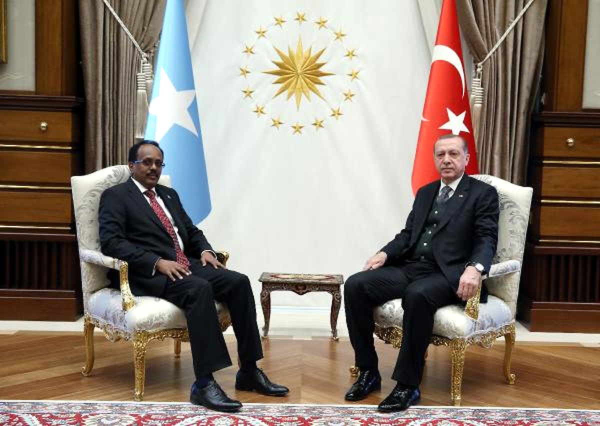 Cumhurbaşkanı Erdoğan, Somalili Mevkidaşı ile Başbaşa Görüştü
