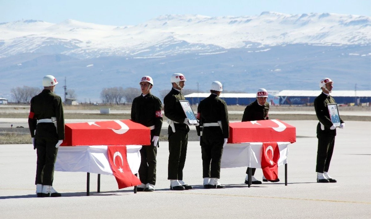 Dha Yurt;kağızman Şehitleri Erzurum\'dan Uğurlandı