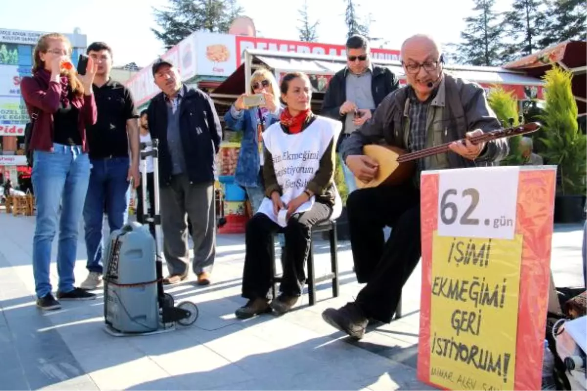 Kadın Mimar İşine Dönmek İçin 62 Gündür Oturma Eyleminde