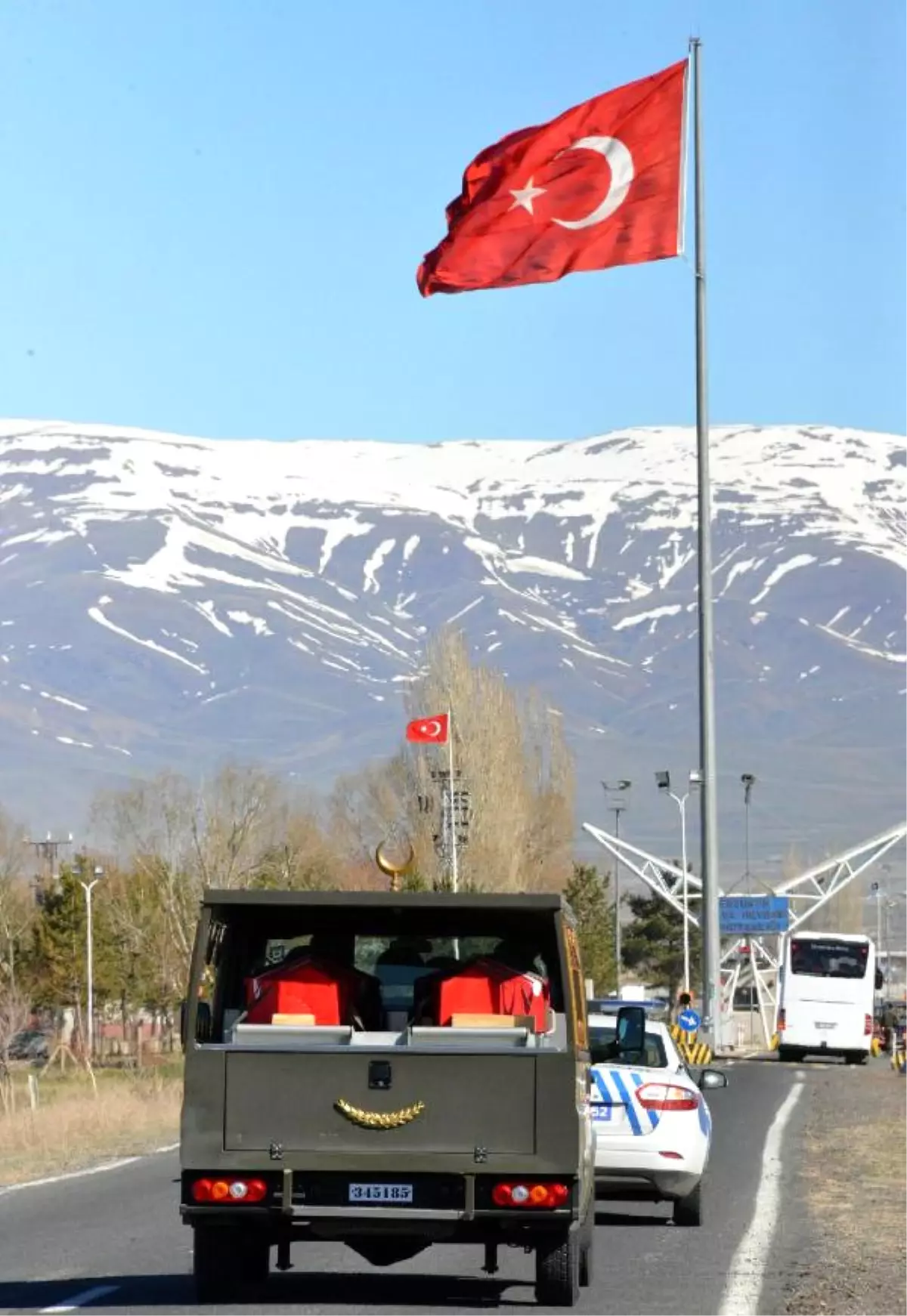 Kağızman Şehitleri Erzurum\'dan Uğurlandı