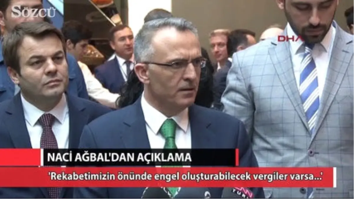 Maliye Bakanı Ağbal\'dan Vergi Açıklaması