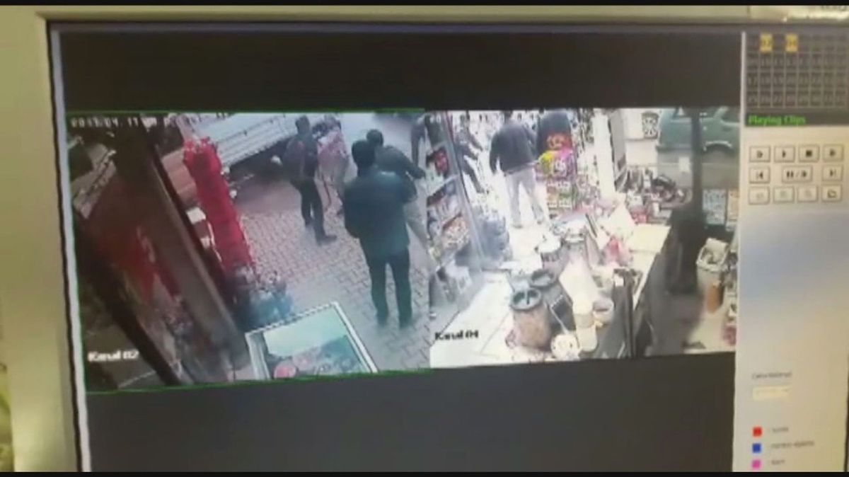Bursa\'da Cinayet Anı Kamerada...