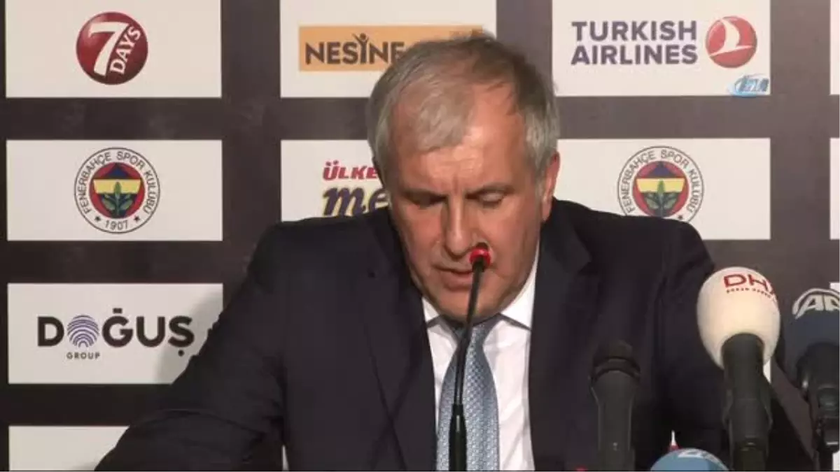 Zeljko Obradovic: "Oyuncularımı Tebrik Ediyorum"