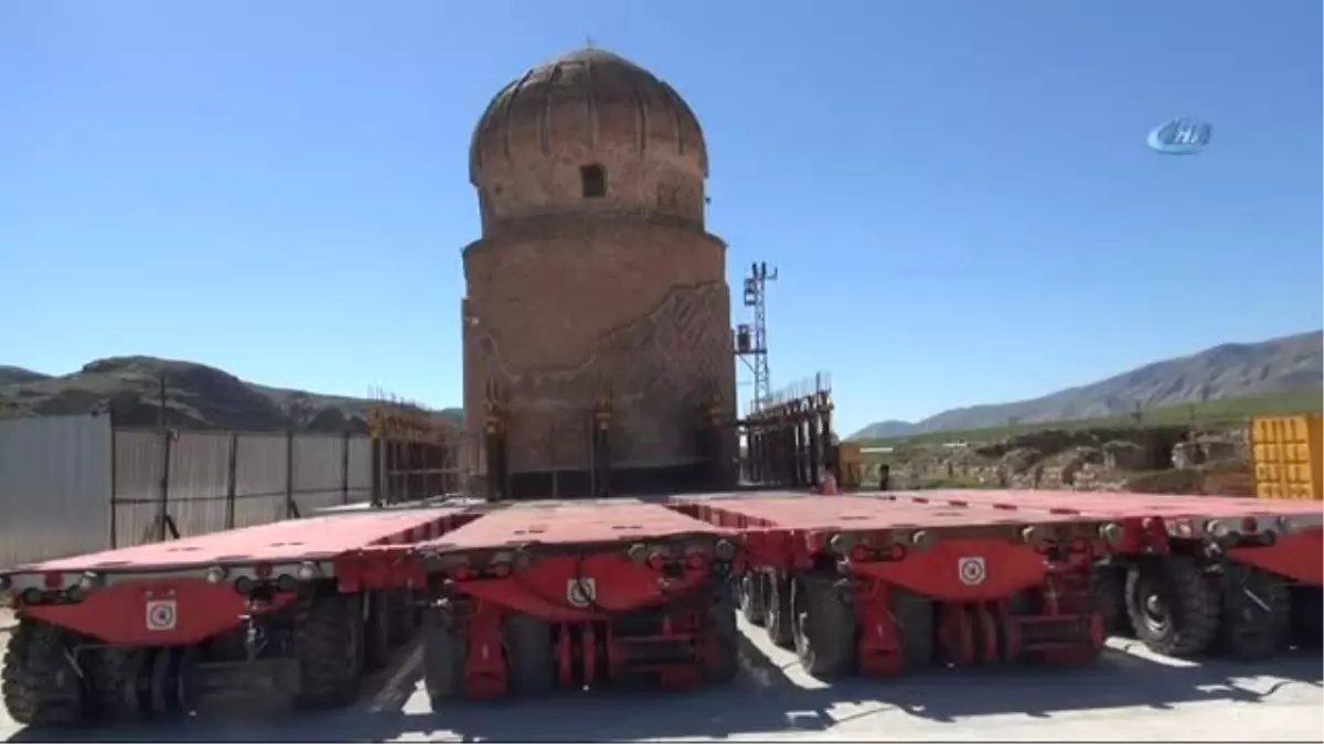 Zeynel Bey Türbesi, 192 Tekerlekli Platformla Taşınacak